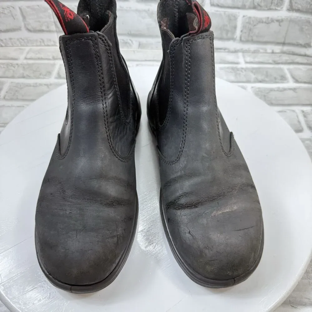 REDBACK BOBCAT UBBK SOFT TOE BOOTS BLACK OIL KIP - US Size 8.5 Men Black Leather
